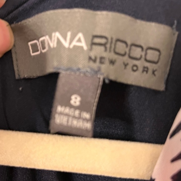 Donna Ricco combo floral dress size 8 - Picture 7 of 7